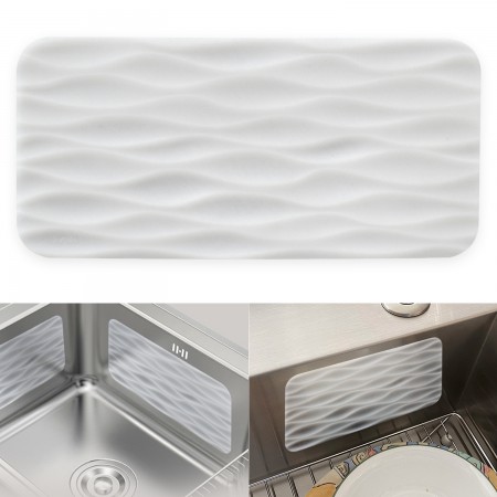 Surpahs 12 x 6 (4Pack) Kitchen Sink Silicone Protector Mat
