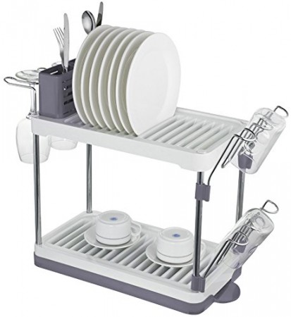 2-Level Dish Drainer Rack