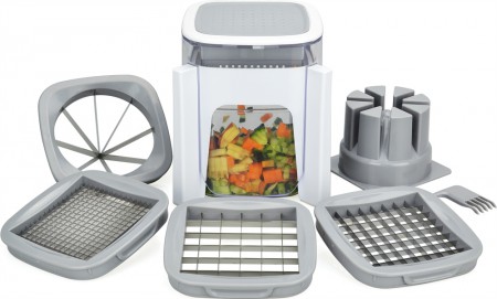 Surpahs X-CUT 4 In 1 Multifunction Vegetable & Fruit Chopper, Slicer, Dicer