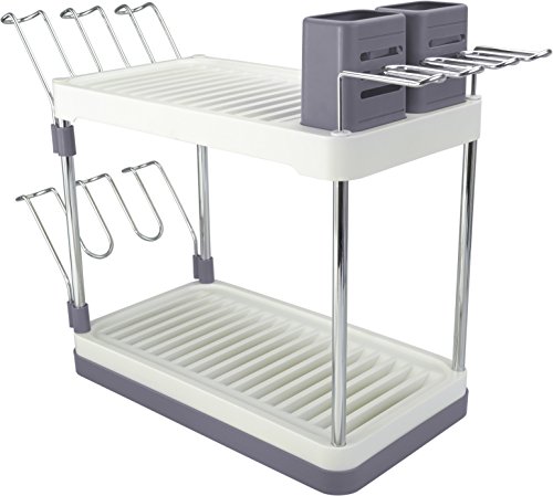 supfirm 2-Tier Wall Mounted Stainless Steel Dish Drying Rack – Supfirm